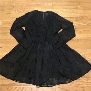 Greylin Black Flattering Dress